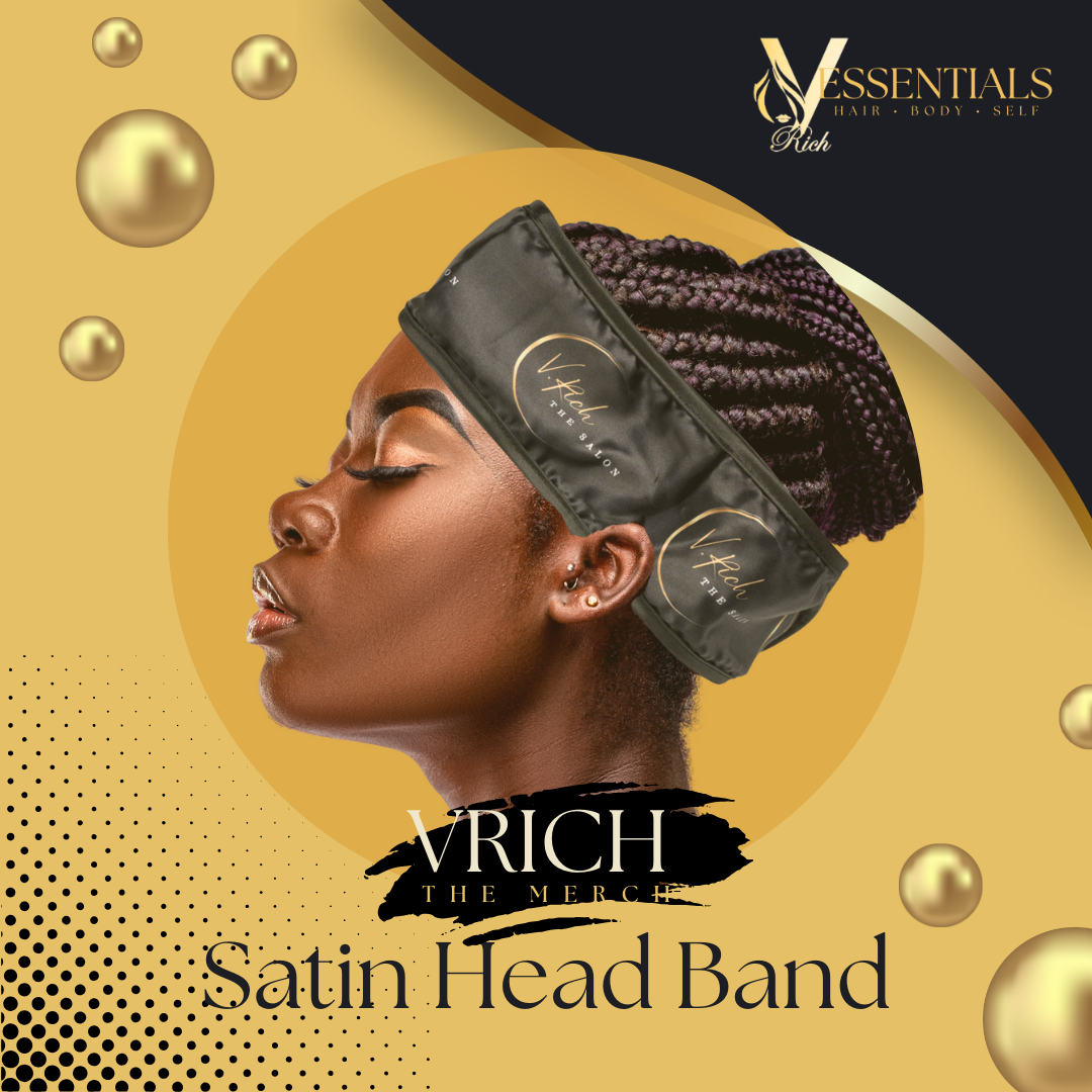 V.RICH Satin Headband – The Perfect Blend of Style and Function