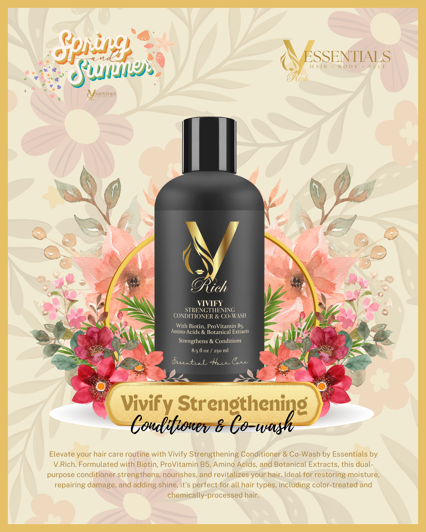 VIVIFY Strengthening Conditioner & Co-Wash – Strengthen, Nourish, and Repair