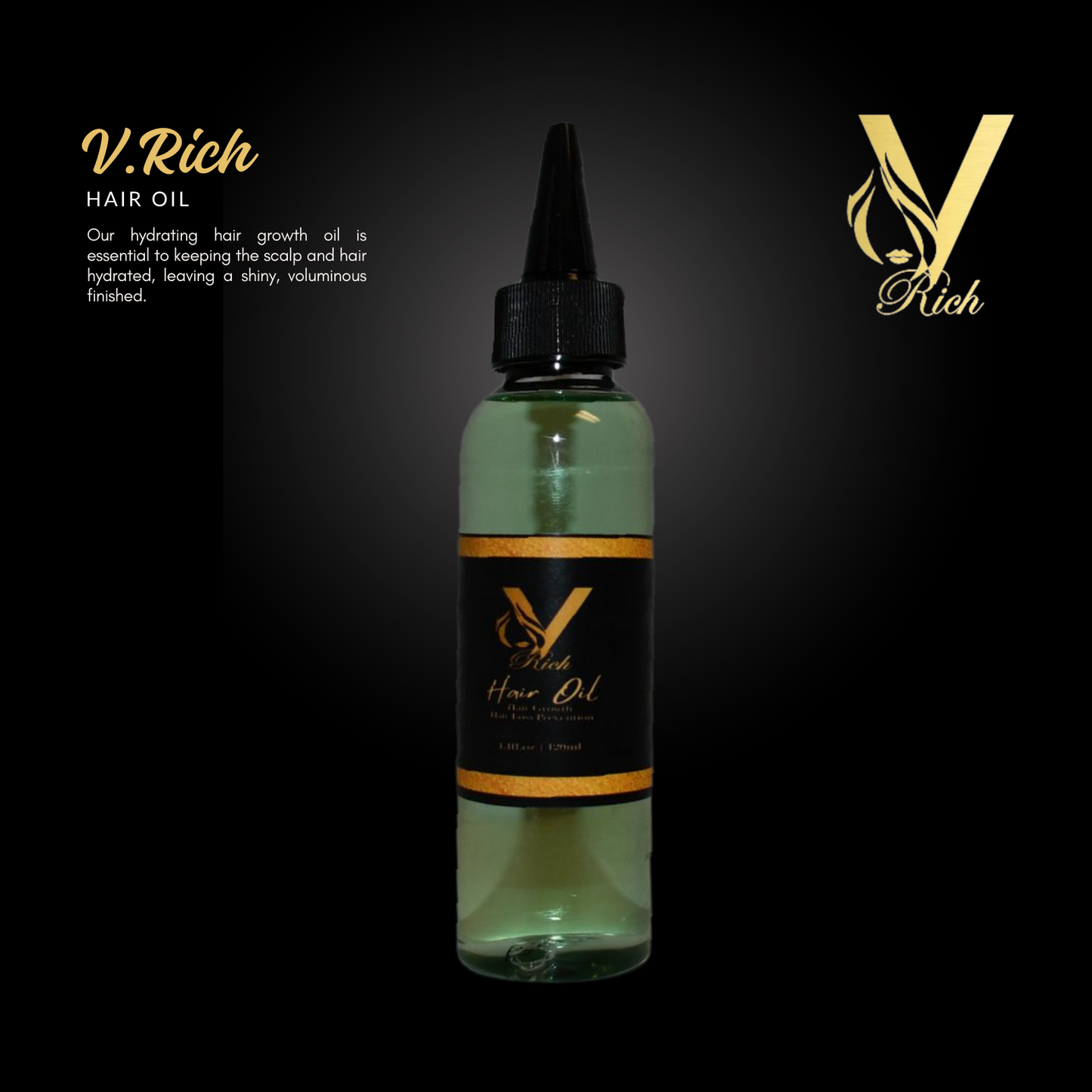 V.RICH Hair Oil + Hair Vitamin Gummies – Your Day-to-Night Hair Care Regimen
