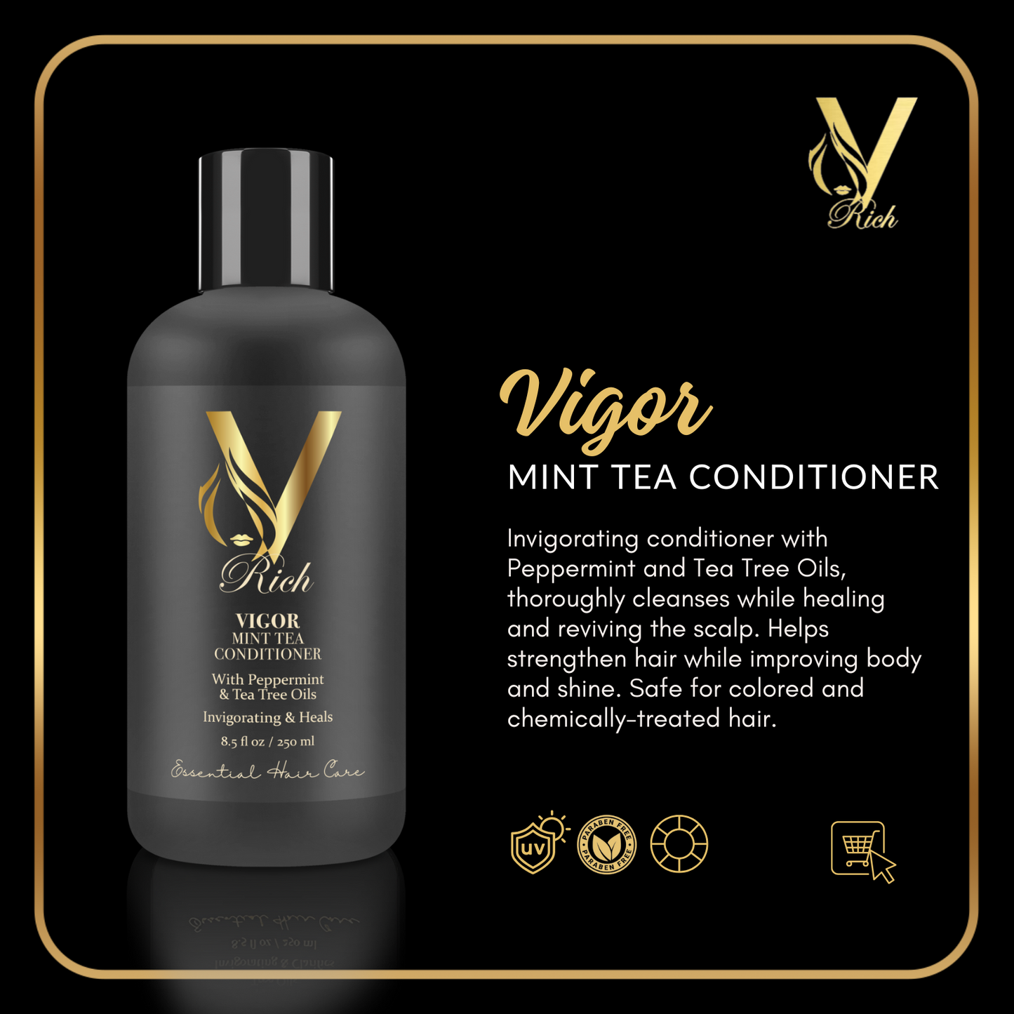 VIGOR Mint Tea Conditioner – Hydrate, Refresh, & Strengthen