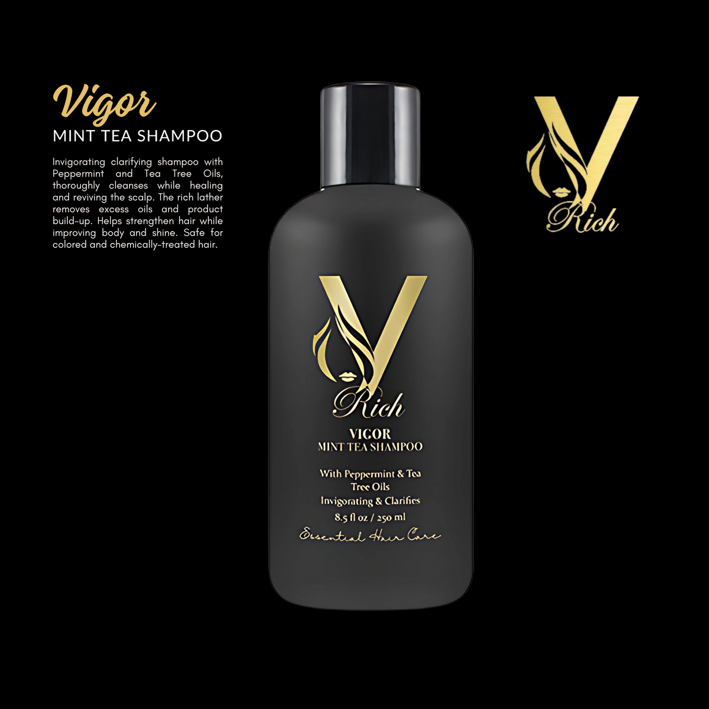 VIGOR Mint Tea Shampoo – Refresh, Clarify, and Strengthen