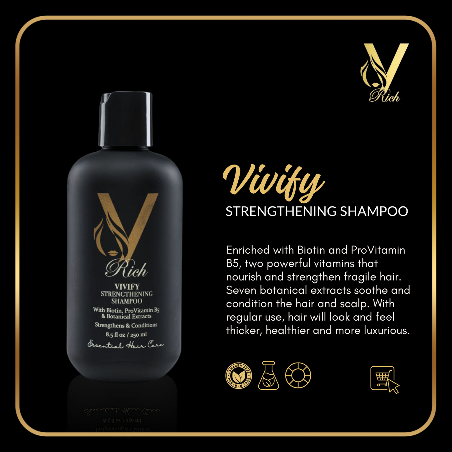VIVIFY Strengthening Shampoo – Strengthen, Nourish, and Revitalize with Biotin