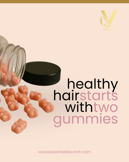 V.RICH Vegan Hair Vitamin Gummies – Your Hair Care Essential