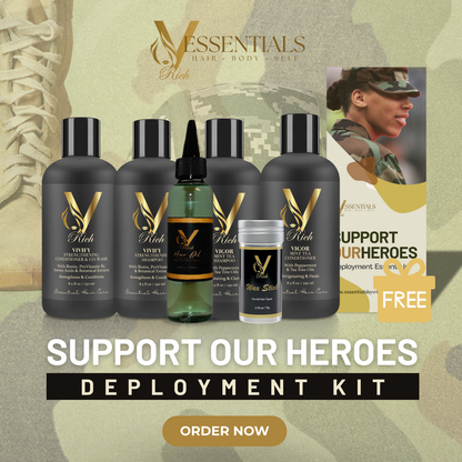 Support Our Heroes Deployment Haircare Essentials by V.RICH