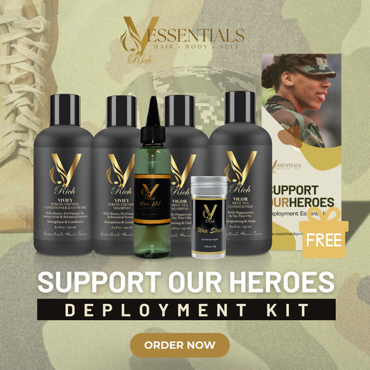 Support Our Heroes Deployment Haircare Essentials by V.RICH