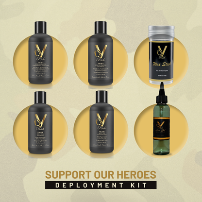 Support Our Heroes Deployment Haircare Essentials by V.RICH