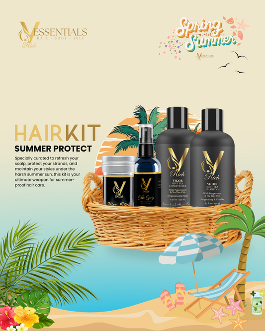 Summer Protection Hair Essentials Kit – Stay Cool, Protected, and Radiant All Summer
