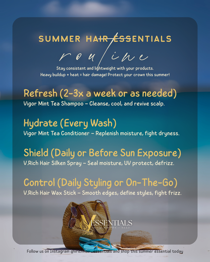 Summer Protection Hair Essentials Kit – Stay Cool, Protected, and Radiant All Summer