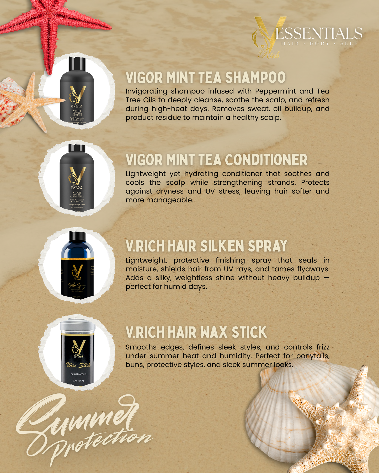 Summer Protection Hair Essentials Kit – Stay Cool, Protected, and Radiant All Summer