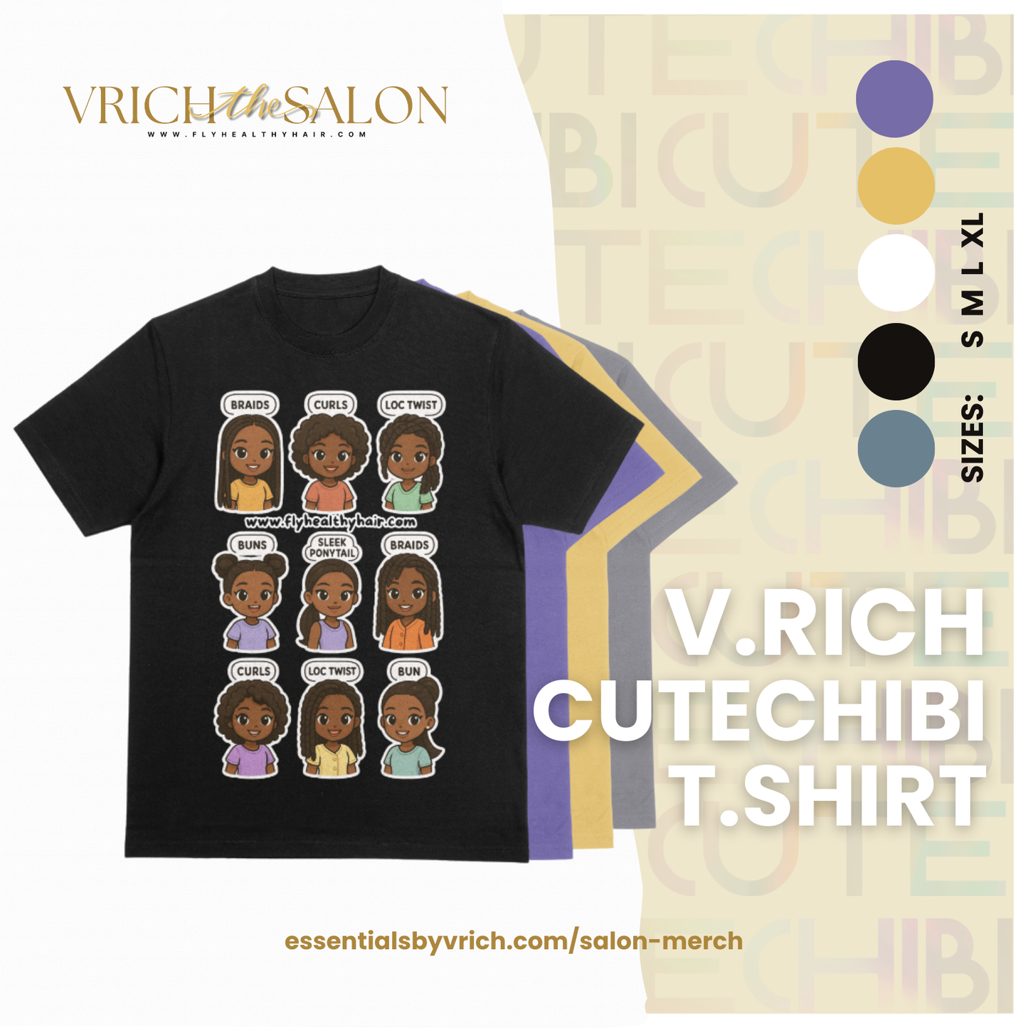 [PRE-ORDER] CuteChibi Protective Styles T-Shirt
