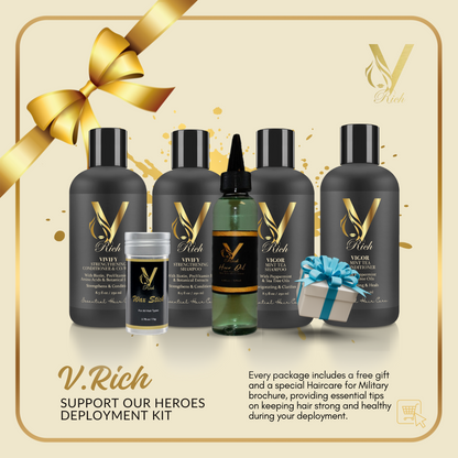 Support Our Heroes Deployment Haircare Essentials by V.RICH