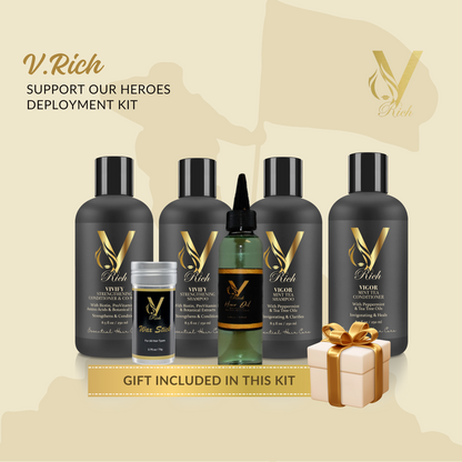 Support Our Heroes Deployment Haircare Essentials by V.RICH