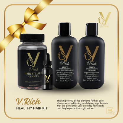 Ultimate Healthy Hair Care Kit – Your All-in-One Solution for Strong, Vibrant Hair