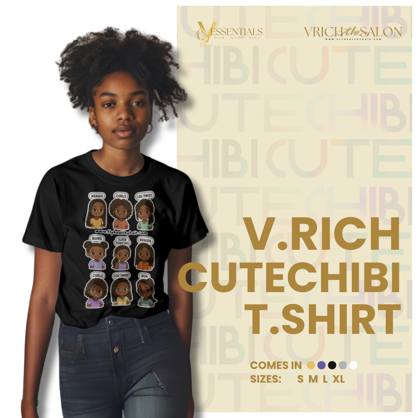 [PRE-ORDER] CuteChibi Protective Styles T-Shirt