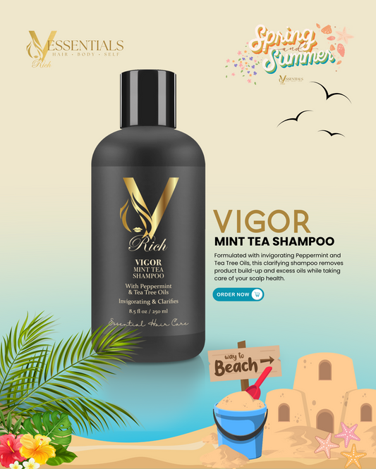 VIGOR Mint Tea Shampoo – Refresh, Clarify, and Strengthen