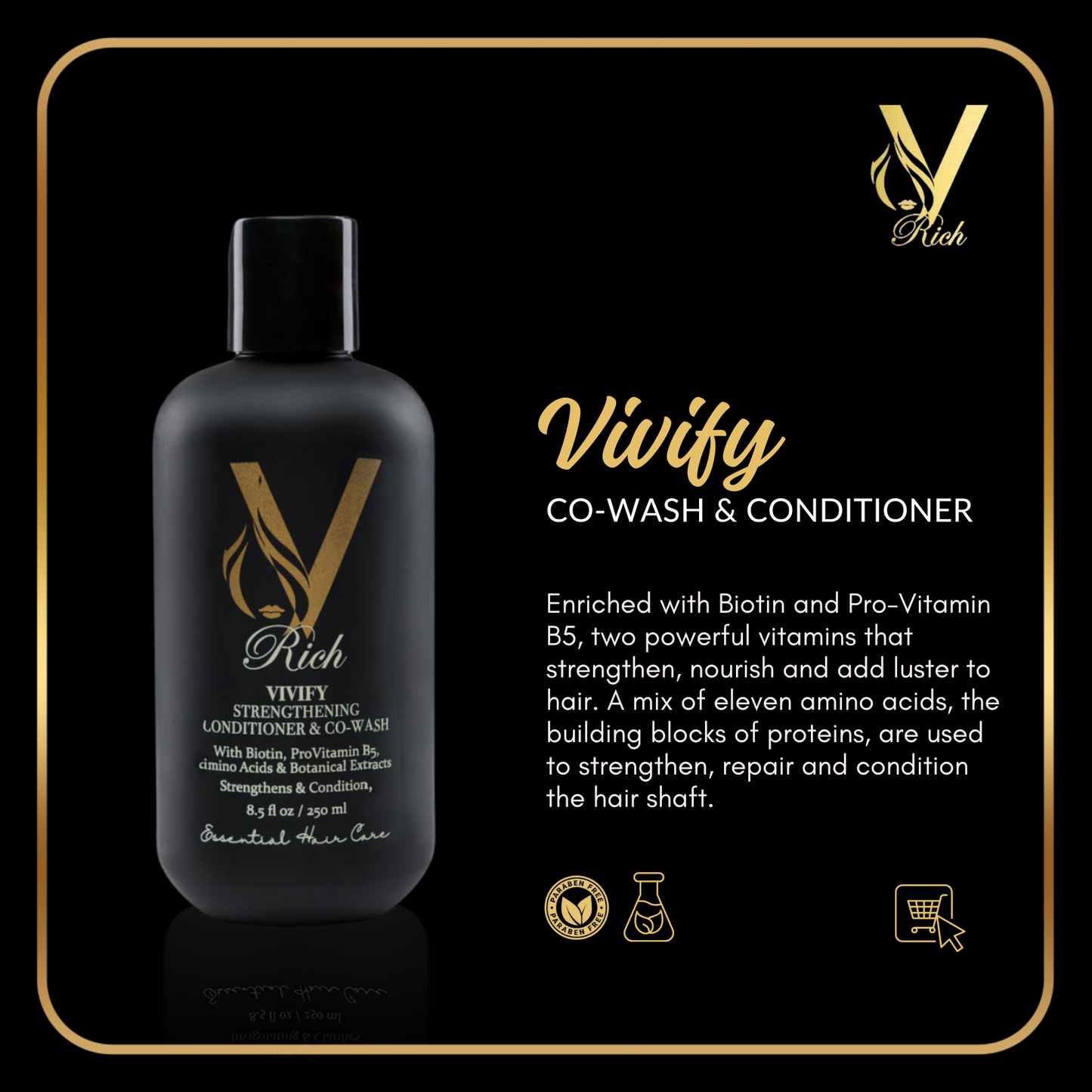 VIVIFY Strengthening Conditioner & Co-Wash – Strengthen, Nourish, and Repair