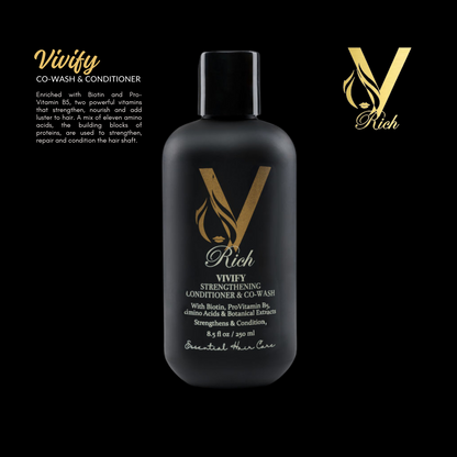 VIVIFY Strengthening Conditioner & Co-Wash – Strengthen, Nourish, and Repair