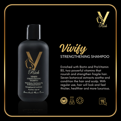 Vivify Strengthening Shampoo – Strengthen, Nourish, and Revitalize with Biotin