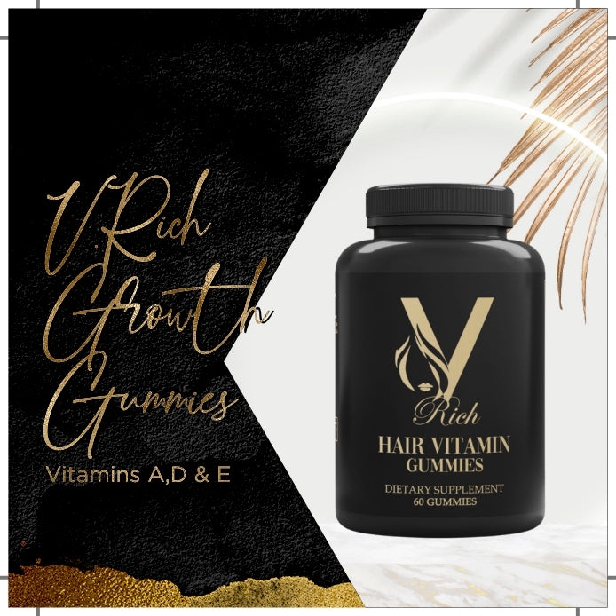 V.RICH Vegan Hair Vitamin Gummies – Your Hair Care Essential